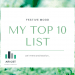 My top 10 list for the festive period (ileya)