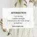 AFFIRMATION OF THE DAY!  (DAILY DOSE FOR THE INNER MIND)