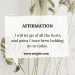 AFFIRMATION OF THE DAY (DAILY DOSE TO THE INNER MIND)